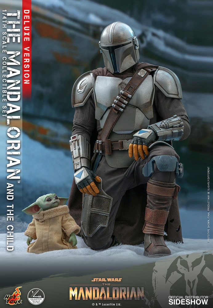 Star Wars The Mandalorian Actionfiguren Doppelpack 1/4 The Mandalorian & The Child Deluxe 46 cm - Preorder - ETA: 24.07.2026