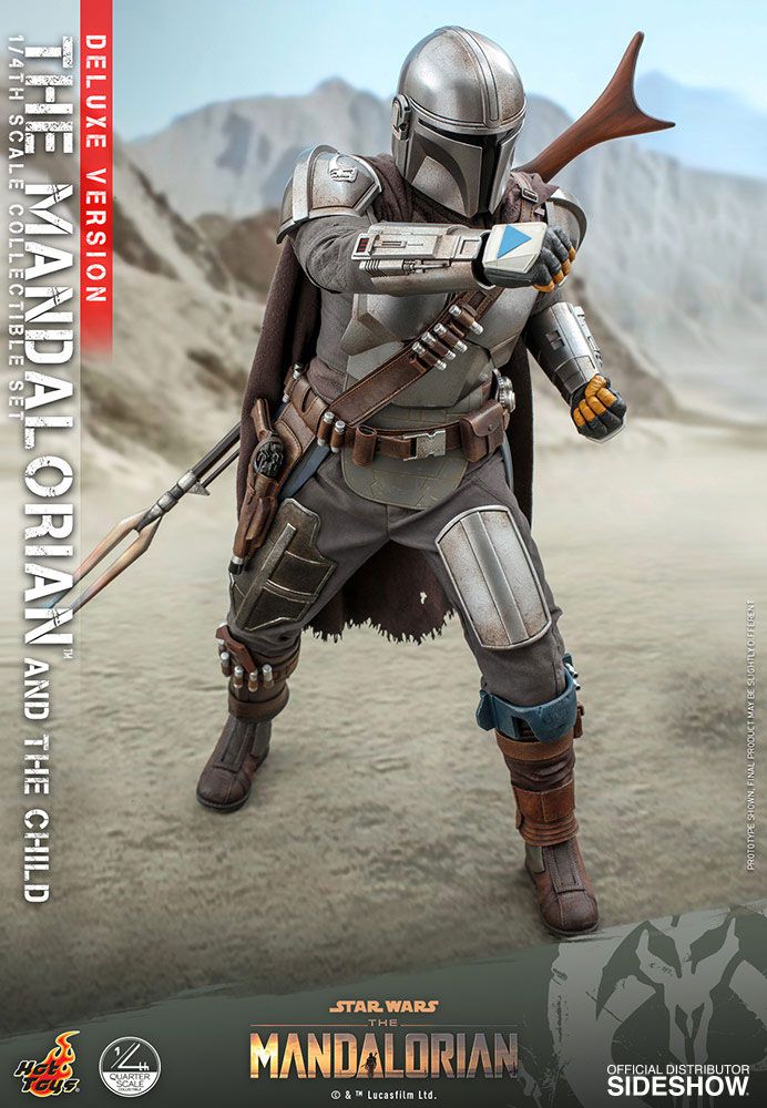 Star Wars The Mandalorian Actionfiguren Doppelpack 1/4 The Mandalorian & The Child Deluxe 46 cm - Preorder - ETA: 24.07.2026