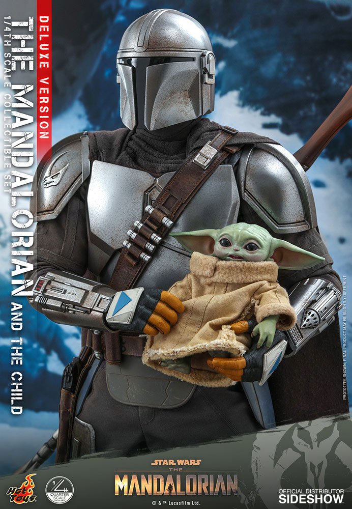 Star Wars The Mandalorian Actionfiguren Doppelpack 1/4 The Mandalorian & The Child Deluxe 46 cm - Preorder - ETA: 24.07.2026