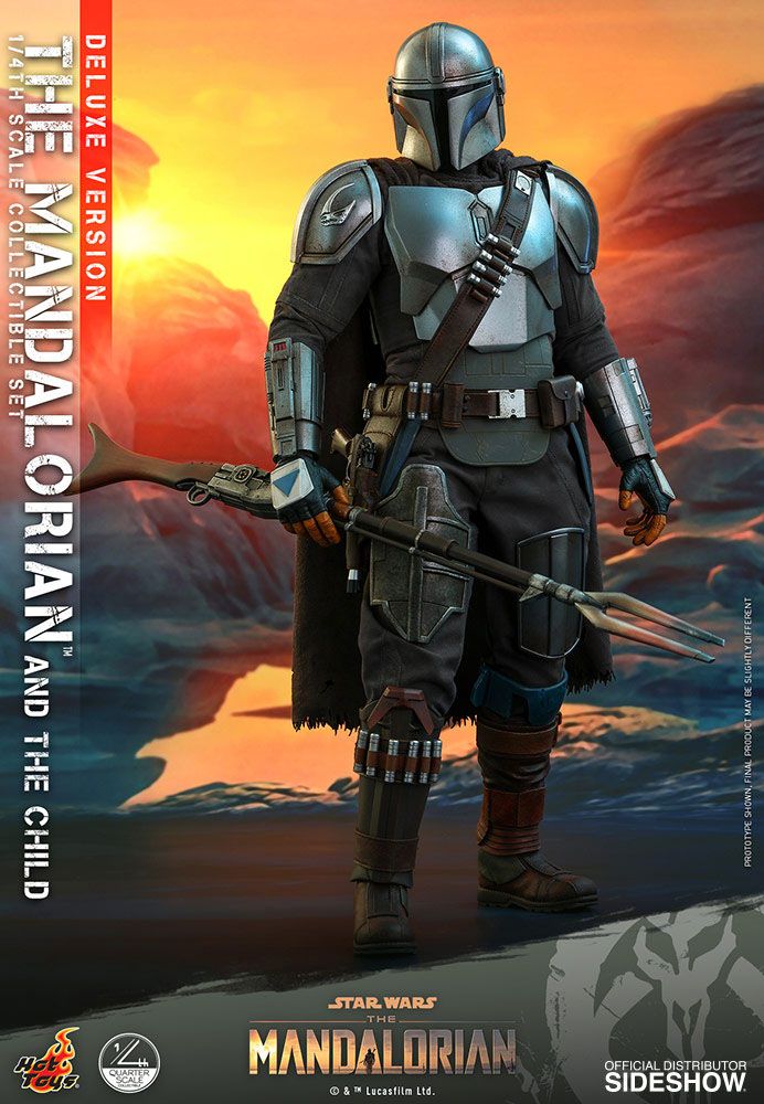 Star Wars The Mandalorian Actionfiguren Doppelpack 1/4 The Mandalorian & The Child Deluxe 46 cm - Preorder - ETA: 24.07.2026