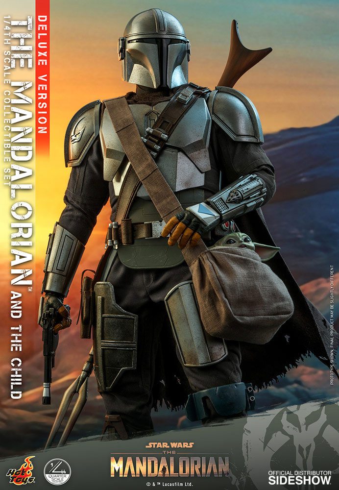 Star Wars The Mandalorian Actionfiguren Doppelpack 1/4 The Mandalorian & The Child Deluxe 46 cm - Preorder - ETA: 24.07.2026