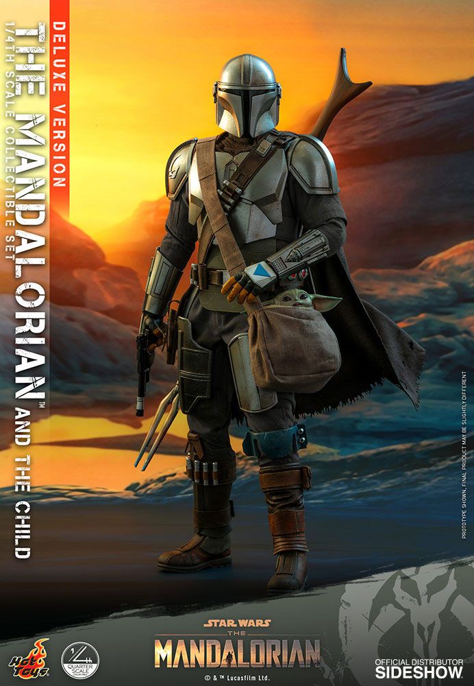 Star Wars The Mandalorian Actionfiguren Doppelpack 1/4 The Mandalorian & The Child Deluxe 46 cm - Preorder - ETA: 24.07.2026