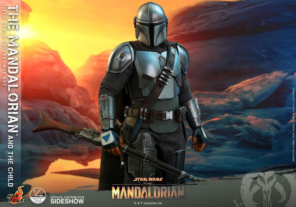 Star Wars The Mandalorian Actionfiguren Doppelpack 1/4 The Mandalorian & The Child 46 cm - Preorder - ETA: 24.07.2026