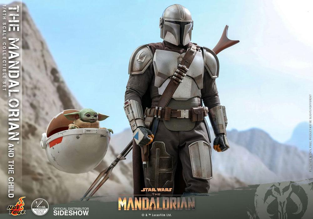 Star Wars The Mandalorian Actionfiguren Doppelpack 1/4 The Mandalorian & The Child 46 cm - Preorder - ETA: 24.07.2026