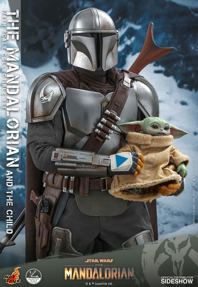 Star Wars The Mandalorian Actionfiguren Doppelpack 1/4 The Mandalorian & The Child 46 cm - Preorder - ETA: 24.07.2026
