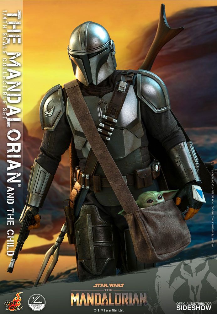 Star Wars The Mandalorian Actionfiguren Doppelpack 1/4 The Mandalorian & The Child 46 cm - Preorder - ETA: 24.07.2026