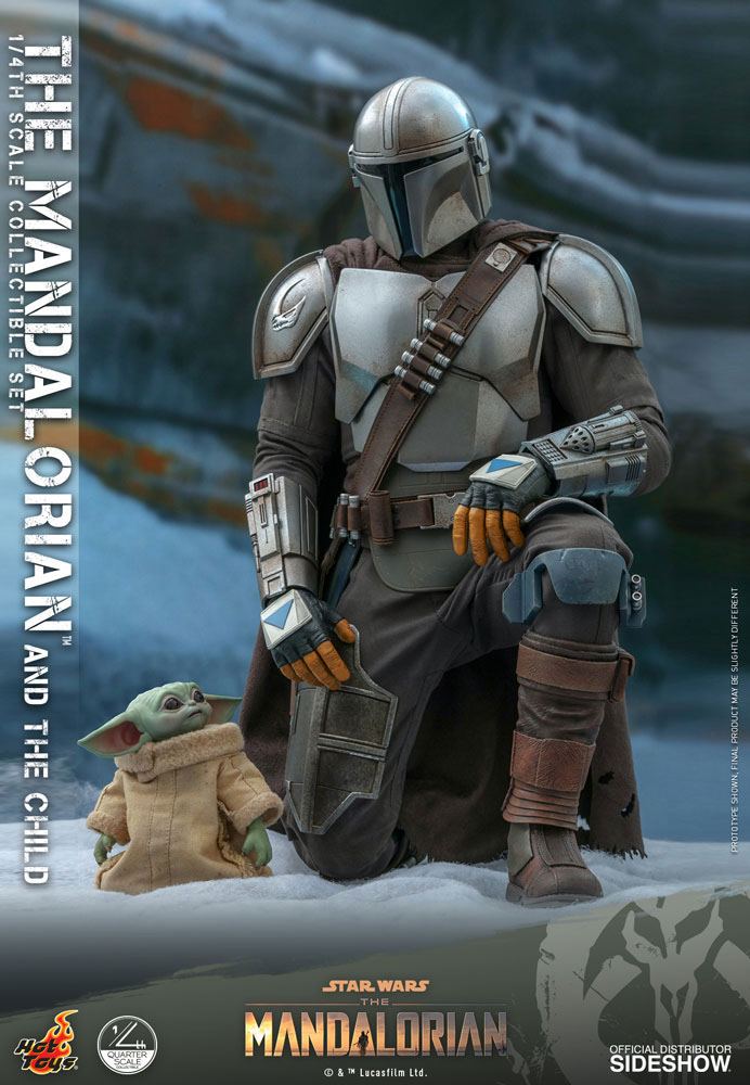 Star Wars The Mandalorian Actionfiguren Doppelpack 1/4 The Mandalorian & The Child 46 cm - Preorder - ETA: 24.07.2026