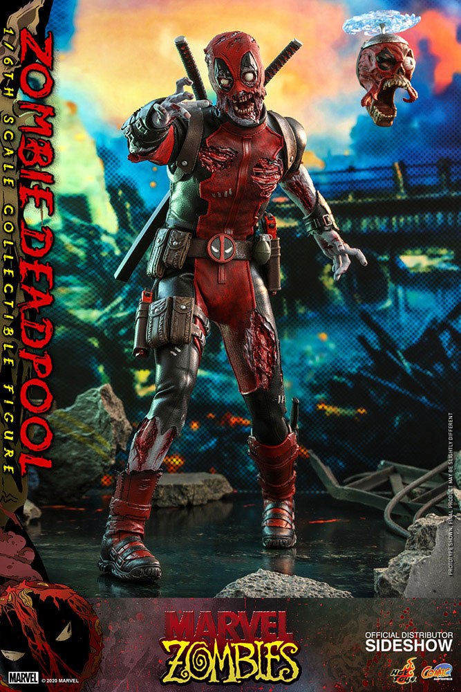 Marvel Zombies Comic Masterpiece Actionfigur 1/6 Zombie Deadpool 31 cm - Versand: 7 Tage nach Bestellung