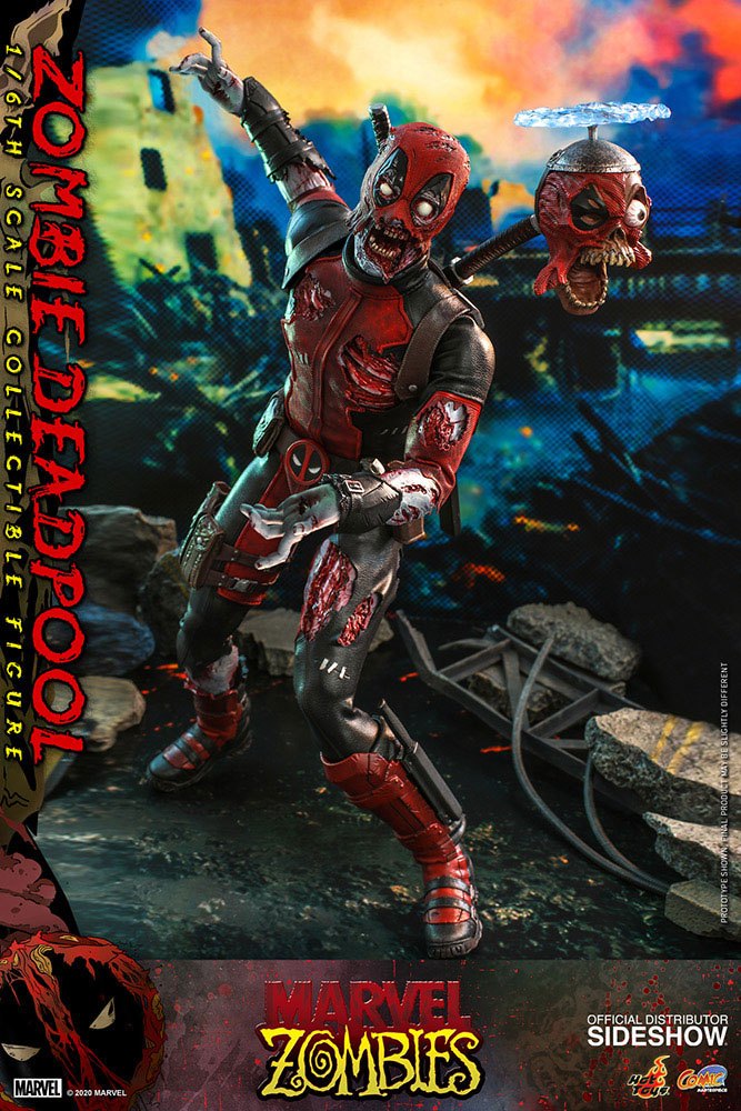 Marvel Zombies Comic Masterpiece Actionfigur 1/6 Zombie Deadpool 31 cm - Versand: 7 Tage nach Bestellung