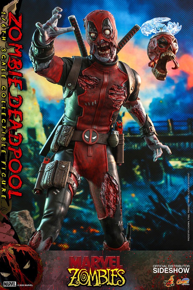 Marvel Zombies Comic Masterpiece Actionfigur 1/6 Zombie Deadpool 31 cm - Versand: 7 Tage nach Bestellung