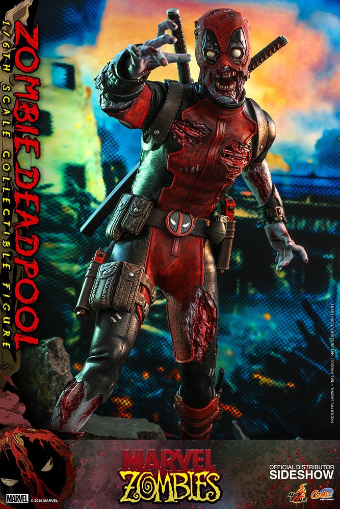 Marvel Zombies Comic Masterpiece Actionfigur 1/6 Zombie Deadpool 31 cm - Versand: 7 Tage nach Bestellung
