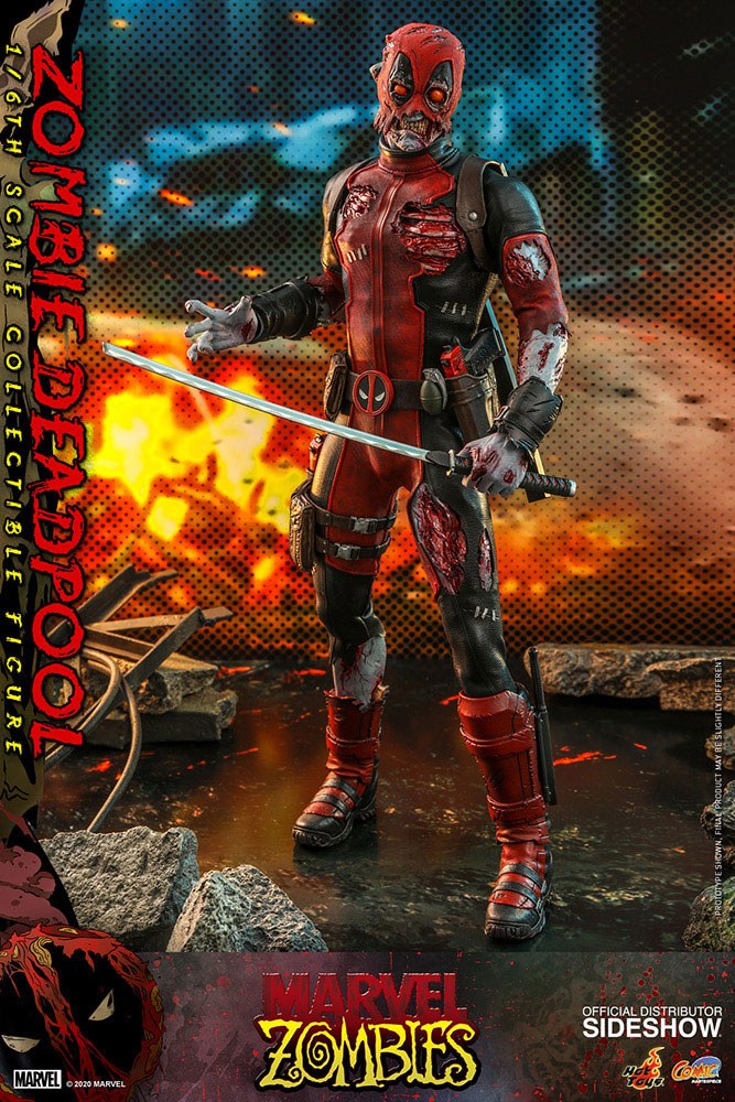 Marvel Zombies Comic Masterpiece Actionfigur 1/6 Zombie Deadpool 31 cm - Versand: 7 Tage nach Bestellung