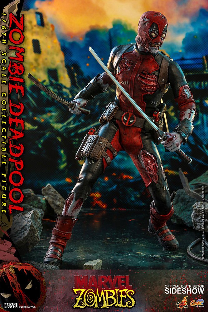 Marvel Zombies Comic Masterpiece Actionfigur 1/6 Zombie Deadpool 31 cm - Versand: 7 Tage nach Bestellung