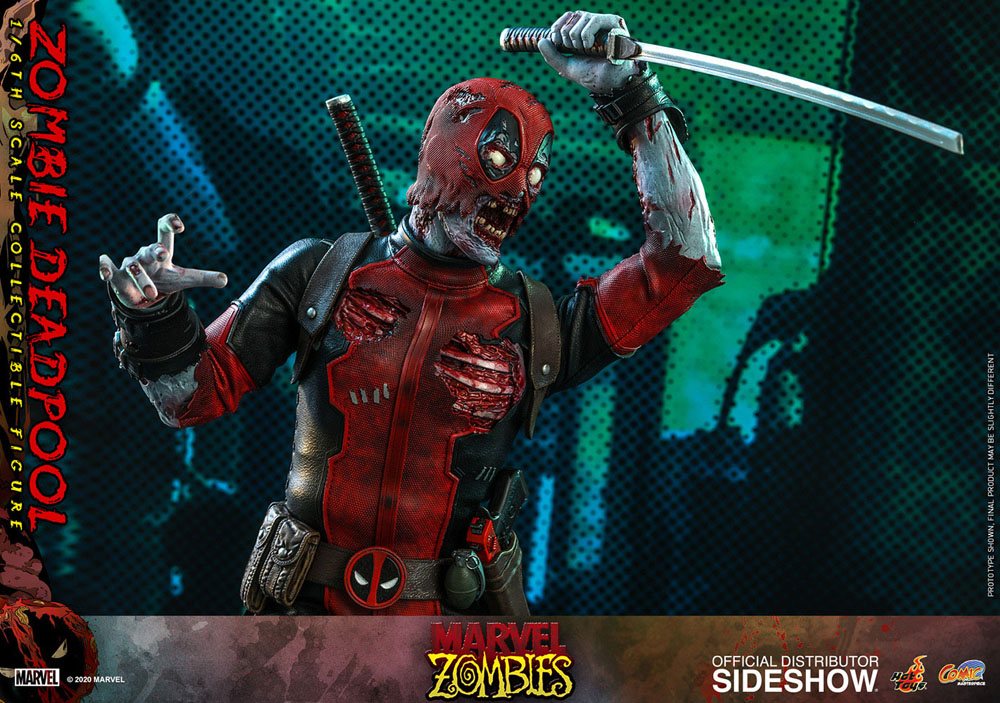 Marvel Zombies Comic Masterpiece Actionfigur 1/6 Zombie Deadpool 31 cm - Versand: 7 Tage nach Bestellung
