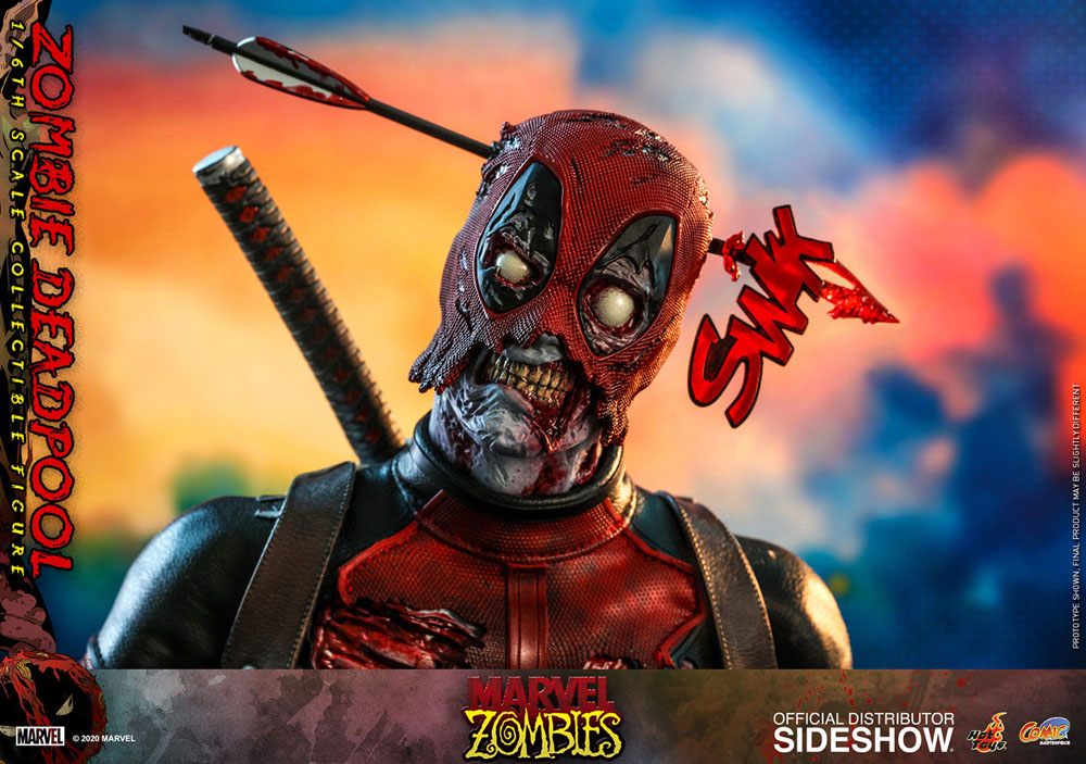 Marvel Zombies Comic Masterpiece Actionfigur 1/6 Zombie Deadpool 31 cm - Versand: 7 Tage nach Bestellung