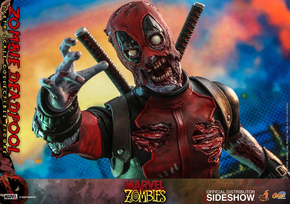 Marvel Zombies Comic Masterpiece Actionfigur 1/6 Zombie Deadpool 31 cm - Versand: 7 Tage nach Bestellung