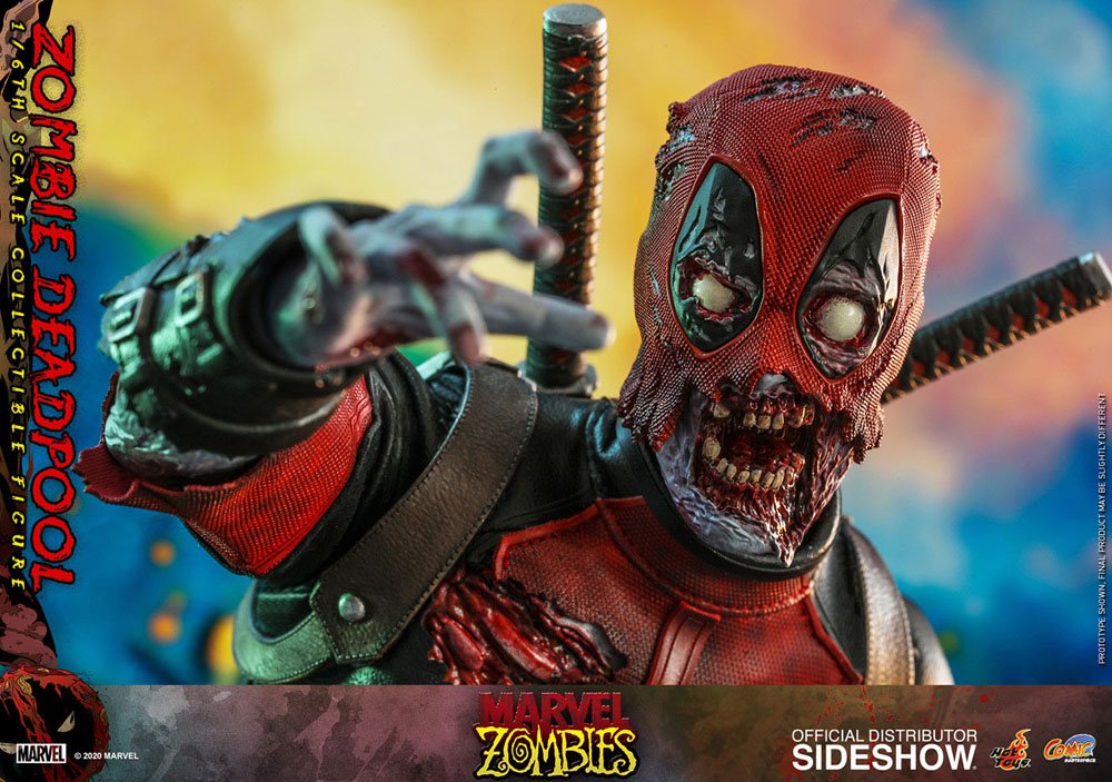 Marvel Zombies Comic Masterpiece Actionfigur 1/6 Zombie Deadpool 31 cm - Versand: 7 Tage nach Bestellung