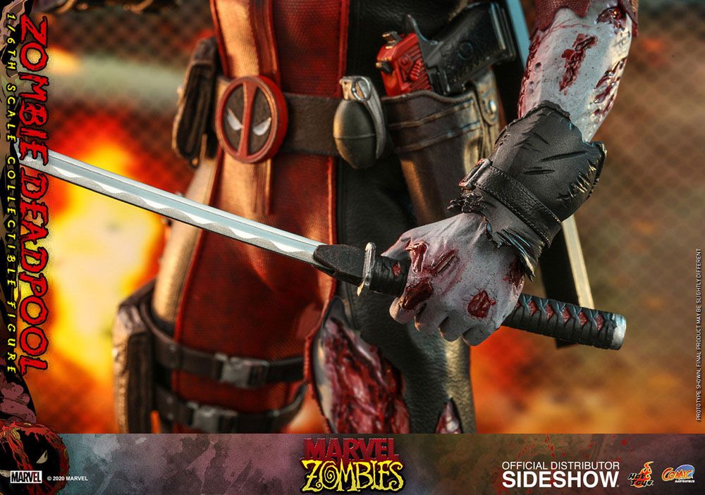 Marvel Zombies Comic Masterpiece Actionfigur 1/6 Zombie Deadpool 31 cm - Versand: 7 Tage nach Bestellung
