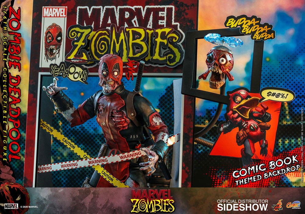 Marvel Zombies Comic Masterpiece Actionfigur 1/6 Zombie Deadpool 31 cm - Versand: 7 Tage nach Bestellung
