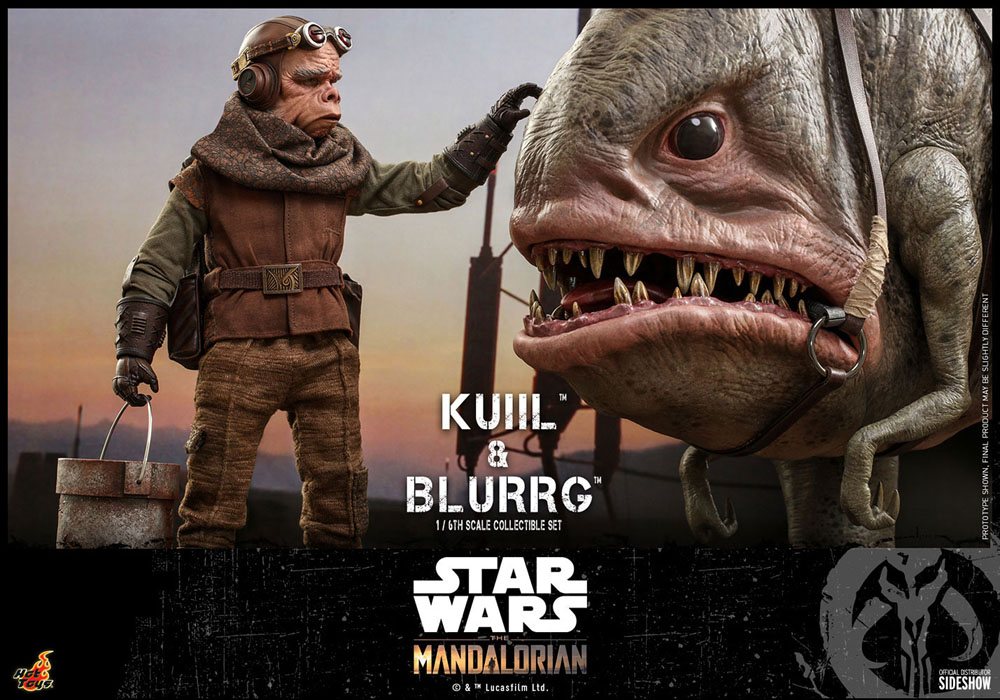 Star Wars The Mandalorian Actionfiguren Doppelpack 1/6 Kuiil & Blurrg 37 cm - Preorder - ETA: 24.07.2026