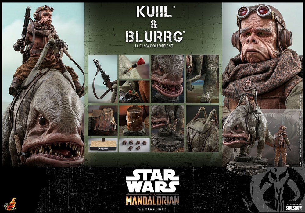 Star Wars The Mandalorian Actionfiguren Doppelpack 1/6 Kuiil & Blurrg 37 cm - Preorder - ETA: 24.07.2026
