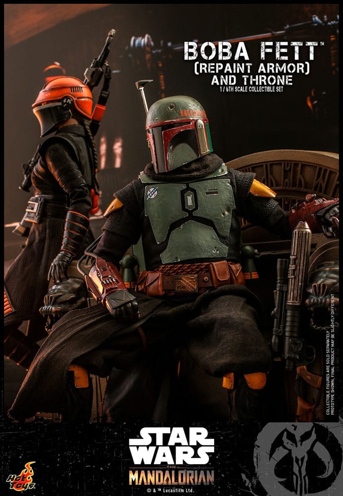Star Wars: The Mandalorian Actionfigur 1/6 Boba Fett Repaint Armor and Throne Special Edition 30 cm - Versand: 5-7 Tage nach Bestellung