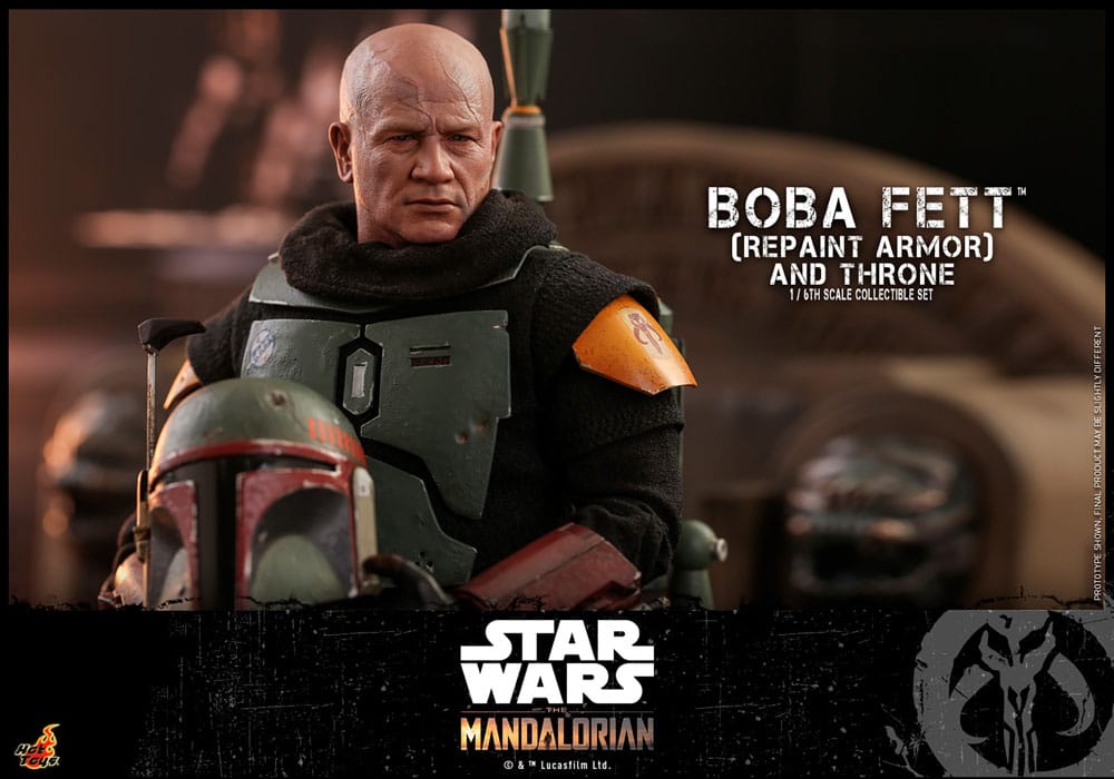 Star Wars: The Mandalorian Actionfigur 1/6 Boba Fett Repaint Armor and Throne Special Edition 30 cm - Versand: 5-7 Tage nach Bestellung