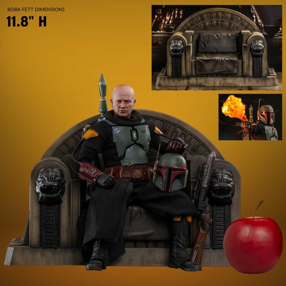 Star Wars: The Mandalorian Actionfigur 1/6 Boba Fett Repaint Armor and Throne Special Edition 30 cm - Versand: 5-7 Tage nach Bestellung