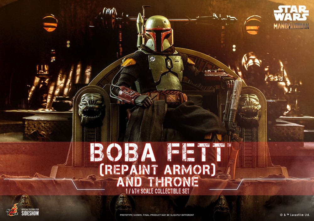 Star Wars: The Mandalorian Actionfigur 1/6 Boba Fett Repaint Armor and Throne Special Edition 30 cm - Versand: 5-7 Tage nach Bestellung