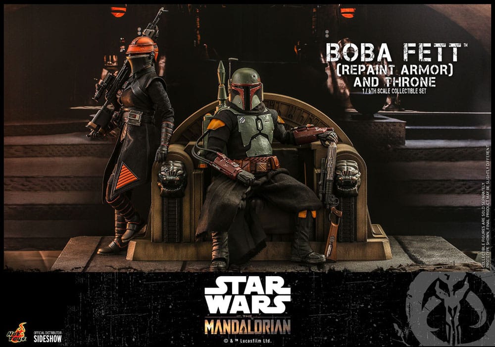 Star Wars: The Mandalorian Actionfigur 1/6 Boba Fett Repaint Armor and Throne Special Edition 30 cm - Versand: 5-7 Tage nach Bestellung