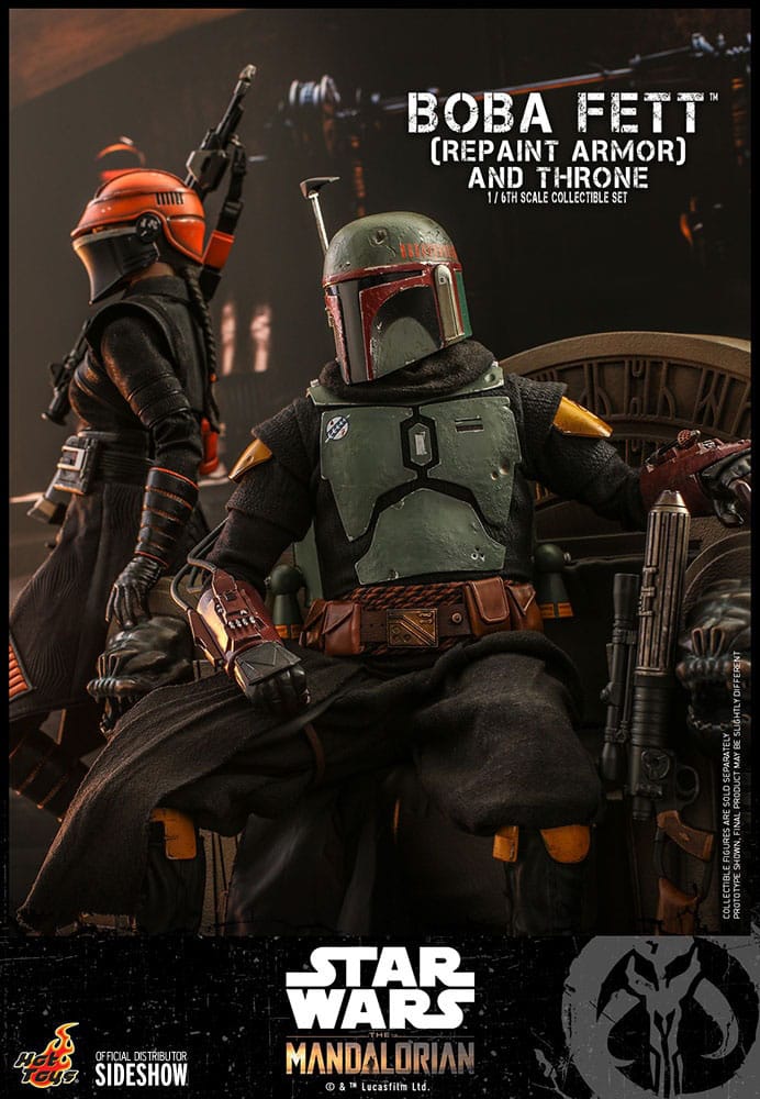 Star Wars: The Mandalorian Actionfigur 1/6 Boba Fett Repaint Armor and Throne Special Edition 30 cm - Versand: 5-7 Tage nach Bestellung