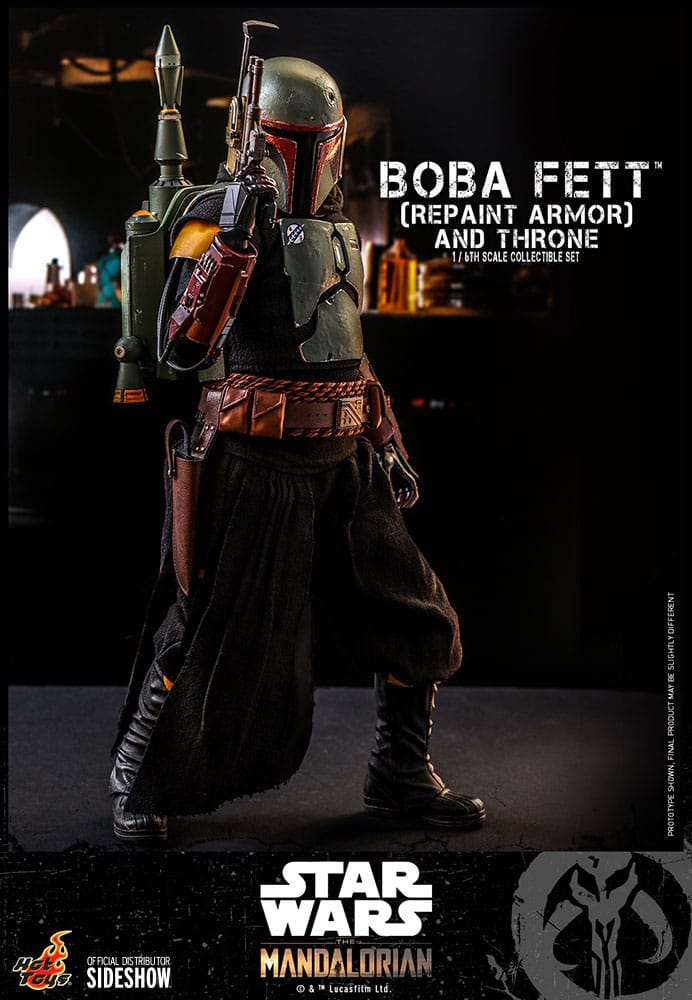Star Wars: The Mandalorian Actionfigur 1/6 Boba Fett Repaint Armor and Throne Special Edition 30 cm - Versand: 5-7 Tage nach Bestellung