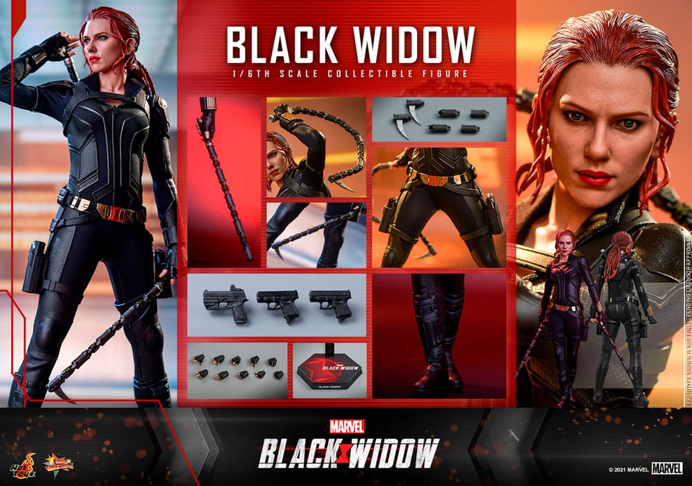 Black Widow Actionfigur Movie Masterpiece 1/6 Black Widow Special Edition 28 cm - Versand: 5-7 Tage nach Bestellung