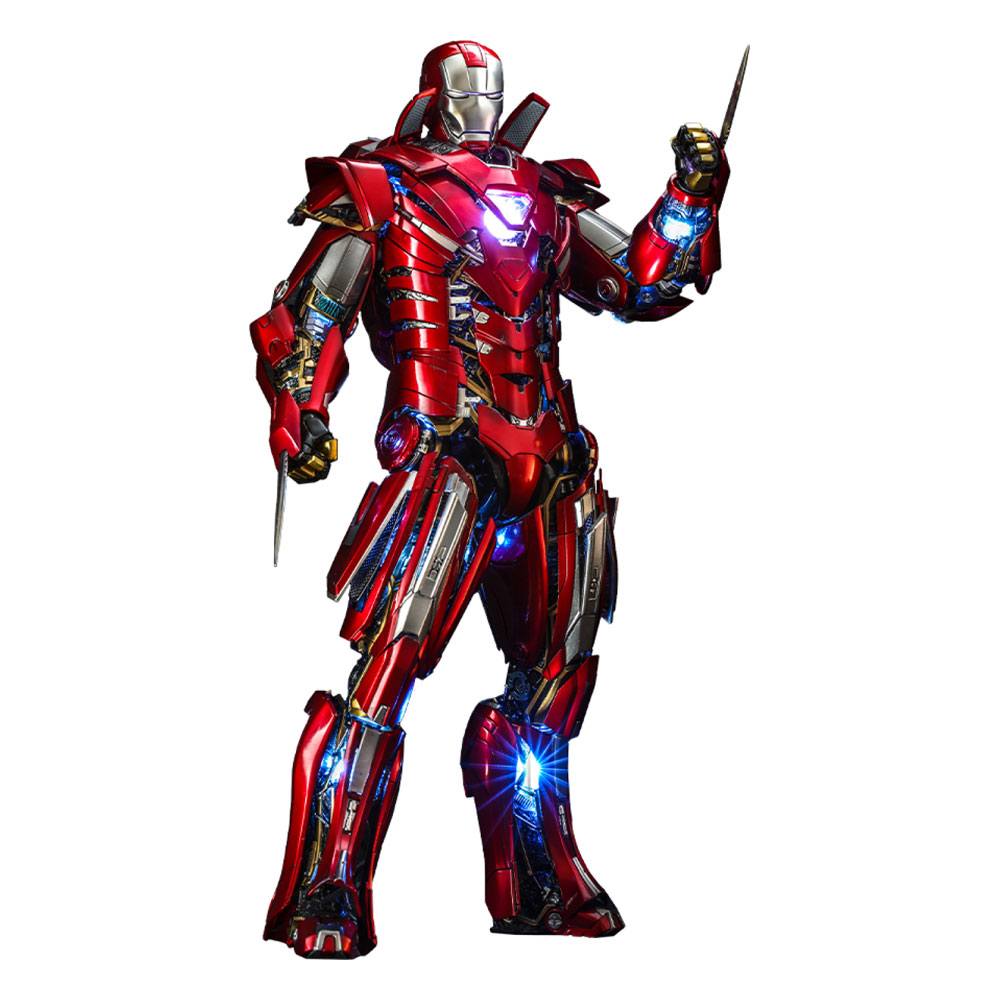 Iron Man 3 Movie Masterpiece Actionfigur 1/6 Silver Centurion (Armor Suit Up Version) 32 cm - Versand: 5-7 Tage nach Bestellung