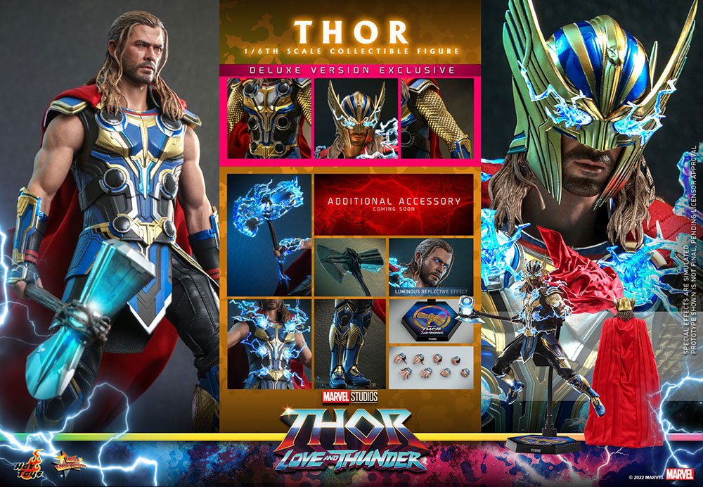 Thor: Love and Thunder Masterpiece Actionfigur 1/6 Thor (Deluxe Version) 32 cm - Versand: 5-7 Tage nach Bestellung