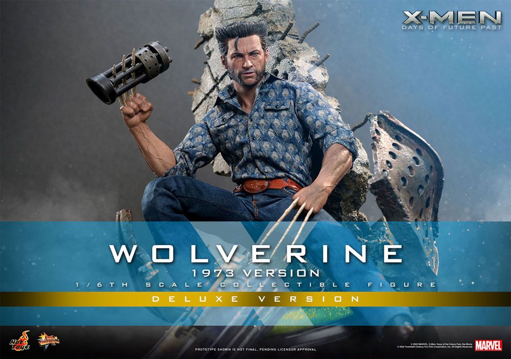 X-Men Zukunft ist Vergangenheit Movie Masterpiece Actionfigur 1/6 Wolverine (1973 Version) Deluxe Version 30 cm - Versand: 5-7 Tage nach Bestellung