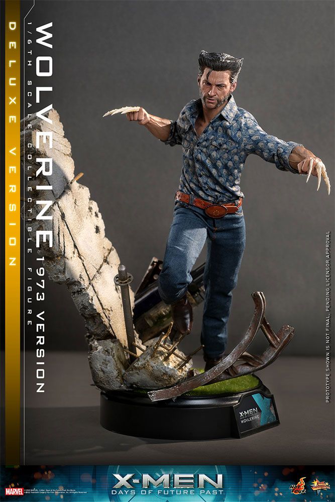 X-Men Zukunft ist Vergangenheit Movie Masterpiece Actionfigur 1/6 Wolverine (1973 Version) Deluxe Version 30 cm - Versand: 5-7 Tage nach Bestellung