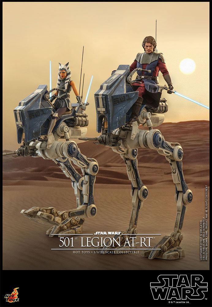 Star Wars The Clone Wars Actionfigur 1/6 501st Legion AT-RT 64 cm - Preorder - ETA Ende 04.2025