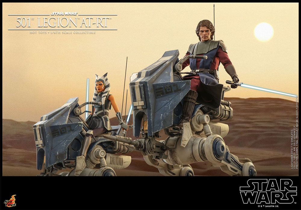 Star Wars The Clone Wars Actionfigur 1/6 501st Legion AT-RT 64 cm - Preorder - ETA Ende 04.2025