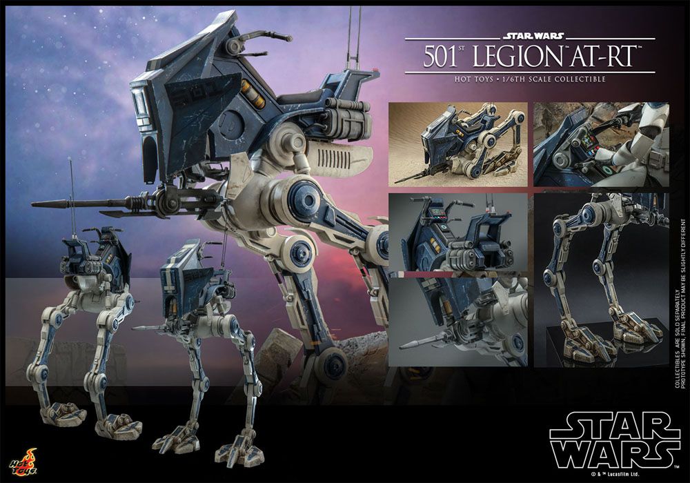 Star Wars The Clone Wars Actionfigur 1/6 501st Legion AT-RT 64 cm - Preorder - ETA Ende 04.2025