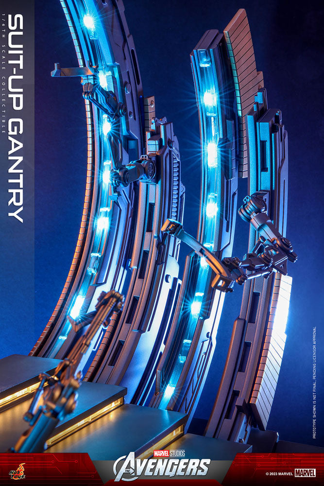 Marvel's The Avengers Accessories Collection Series Zubehör-Set Iron Man Suit-Up Gantry - Versand: 5-7 Tage nach Bestellung