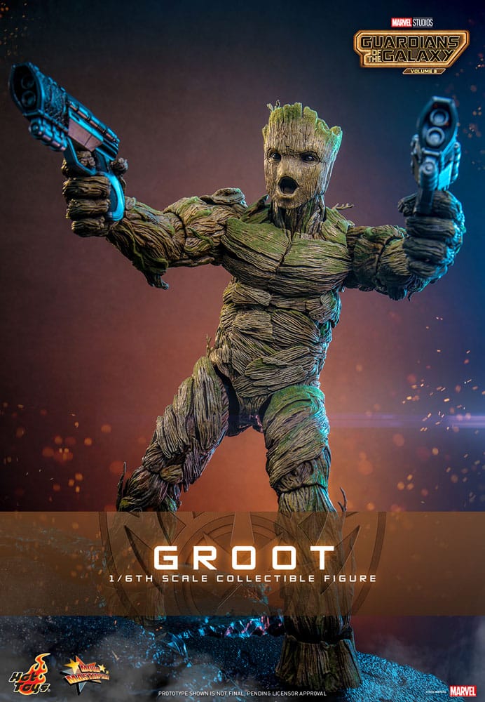 Guardians of the Galaxy Vol. 3 Movie Masterpiece Actionfigur 1/6 Groot 32 cm - Versand: 7 Tage nach Bestellung