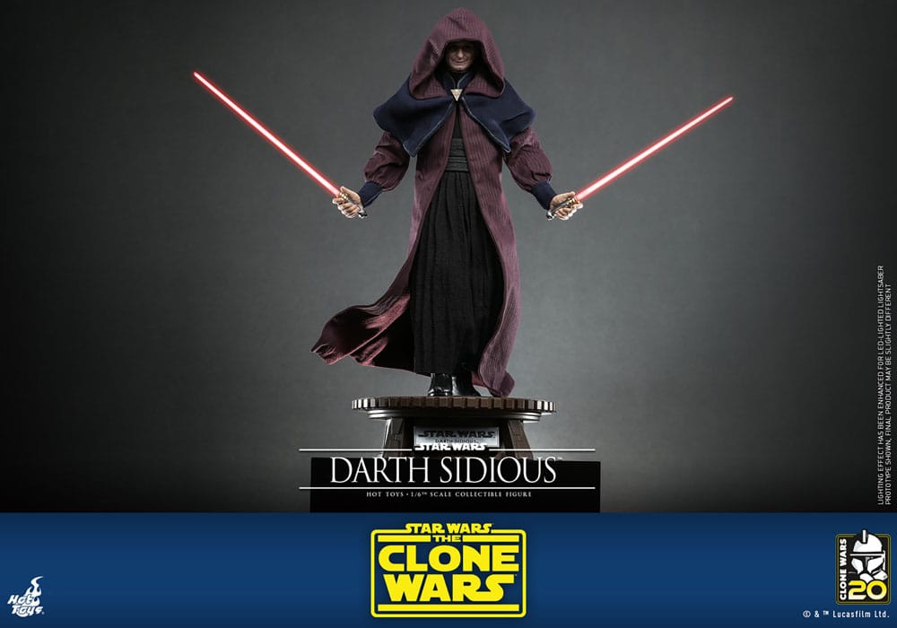 Star Wars: The Clone Wars Actionfigur 1/6 Darth Sidious 29 cm - Preorder - ETA: 15.01.2026