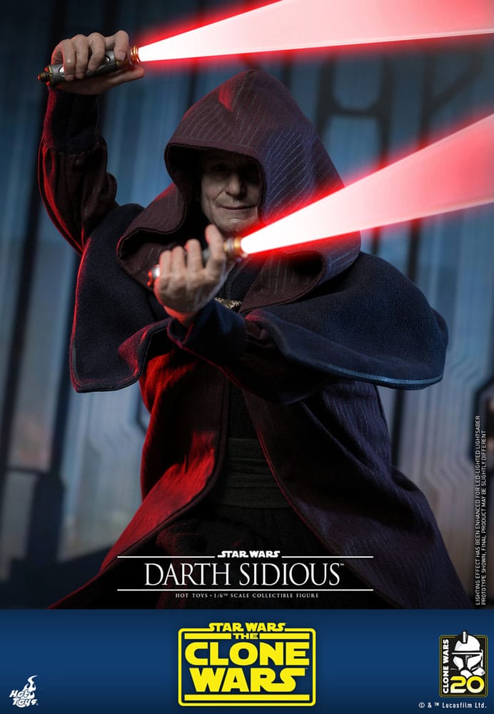 Star Wars: The Clone Wars Actionfigur 1/6 Darth Sidious 29 cm - Preorder - ETA: 15.01.2026