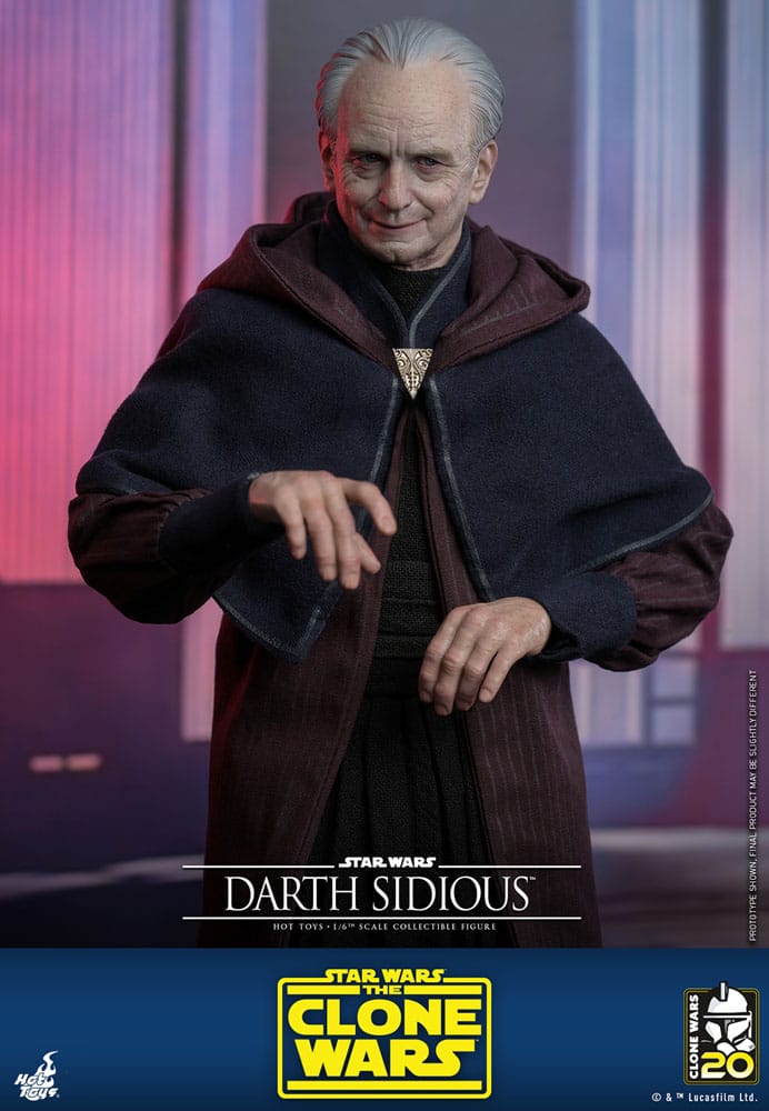 Star Wars: The Clone Wars Actionfigur 1/6 Darth Sidious 29 cm - Preorder - ETA: 15.01.2026