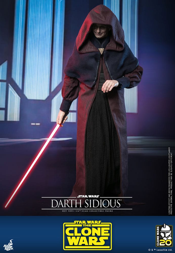 Star Wars: The Clone Wars Actionfigur 1/6 Darth Sidious 29 cm - Preorder - ETA: 15.01.2026