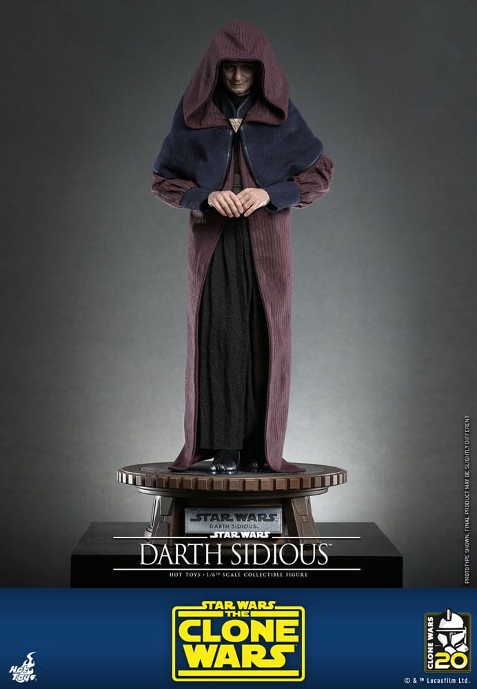Star Wars: The Clone Wars Actionfigur 1/6 Darth Sidious 29 cm - Preorder - ETA: 15.01.2026