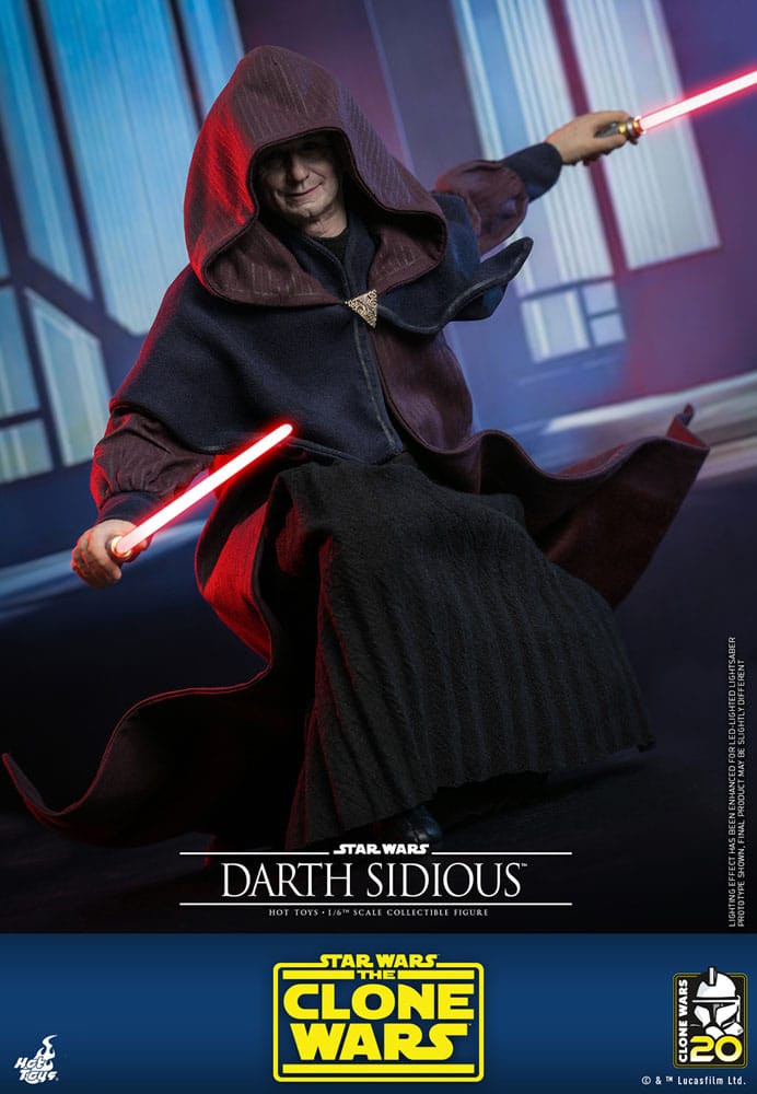 Star Wars: The Clone Wars Actionfigur 1/6 Darth Sidious 29 cm - Preorder - ETA: 15.01.2026