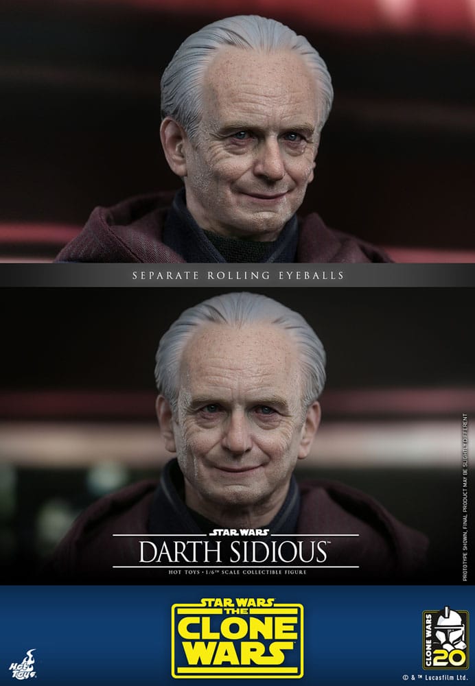 Star Wars: The Clone Wars Actionfigur 1/6 Darth Sidious 29 cm - Preorder - ETA: 15.01.2026
