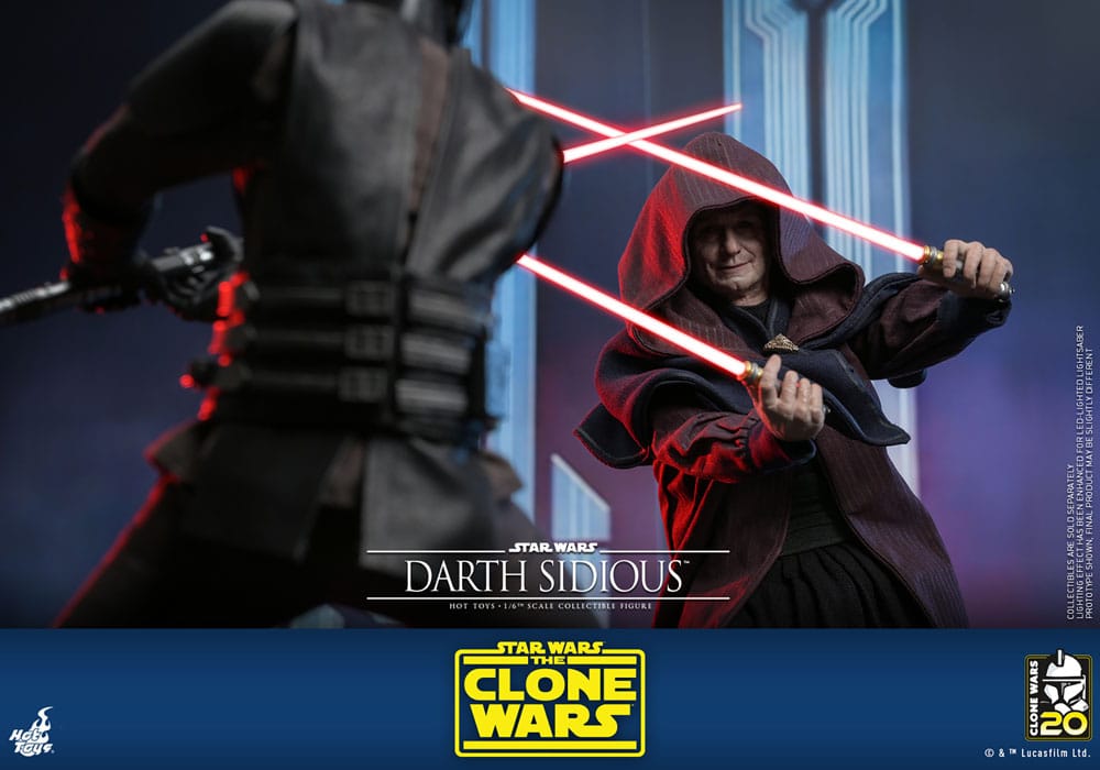Star Wars: The Clone Wars Actionfigur 1/6 Darth Sidious 29 cm - Preorder - ETA: 15.01.2026